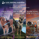 book cover for K-9 Search and Rescue Books 13-15
