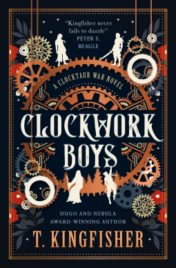 book cover for Clockwork Boys