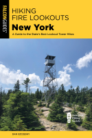 book cover for Hiking Fire Lookouts New York