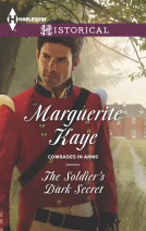 book cover for The Soldier's Dark Secret