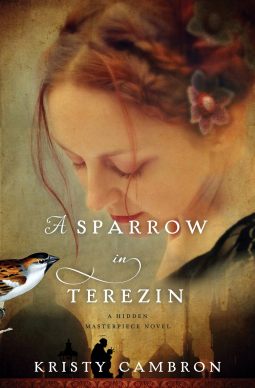 book cover for A Sparrow in Terezin