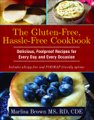 book cover for The Gluten-Free, Hassle-Free Cookbook