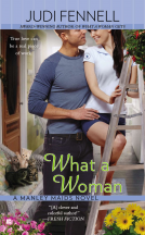 book cover for What a Woman