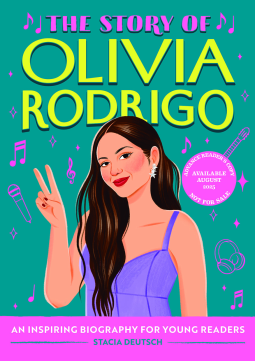 book cover for The Story of Olivia Rodrigo
