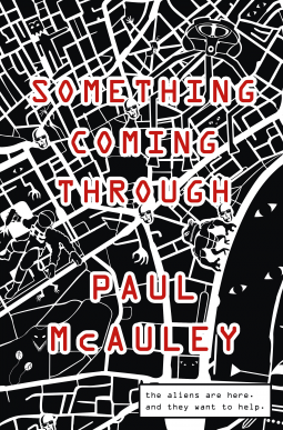 book cover for Something Coming Through