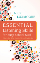book cover for Essential Listening Skills for Busy School Staff