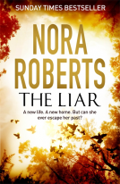 book cover for The Liar