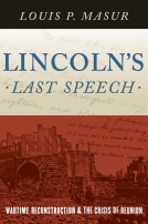 book cover for Lincoln's Last Speech
