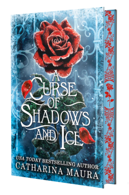 book cover for A Curse of Shadows and Ice