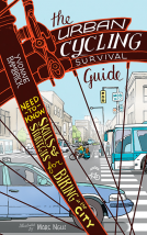 book cover for The Urban Cycling Survival Guide