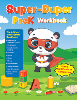 book cover for Super-Duper PreK Workbook