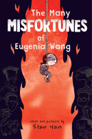 book cover for The Many Misfortunes of Eugenia Wang