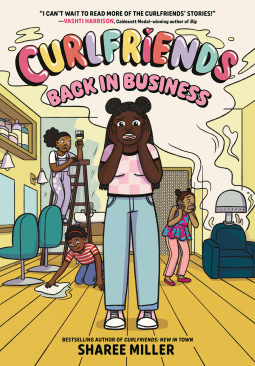 book cover for Curlfriends: Back in Business (A Graphic Novel)