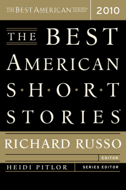 book cover for The Best American Short Stories 2010