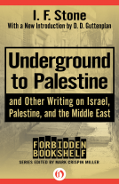 book cover for Underground to Palestine