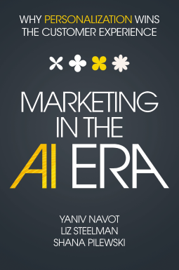 book cover for Marketing in the AI Era