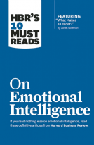 book cover for HBR's 10 Must Reads on Emotional Intelligence (with featured article 