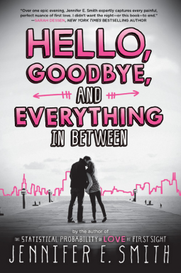 book cover for Hello, Goodbye, and Everything in Between