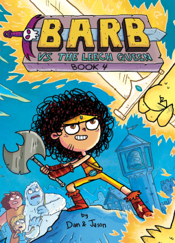 book cover for Barb vs. the Leech Queen