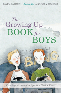 book cover for The Growing Up Book for Boys