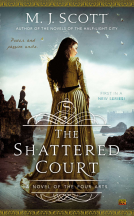 book cover for The Shattered Court