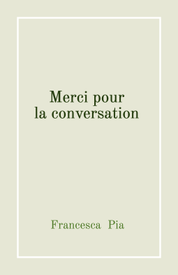 Couverture du livre pour Merci pour la conversation