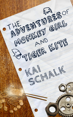 book cover for The Adventures of Monkey Girl and Tiger Kite