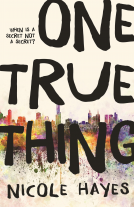 book cover for One True Thing
