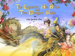 book cover for The Emperor, His Bride and the Dragon Robe