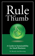book cover for Rule of Thumb: A Guide to Sustainability for Small Business