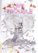 book cover for I love trouble