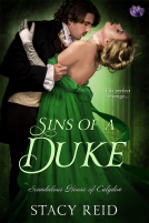 book cover for Sins of a Duke by Stacy Reid