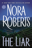 book cover for The Liar