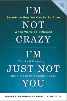 book cover for I'm Not Crazy, I'm Just Not You