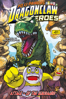 book cover for Po Li Pandas Dragon Claw Heroes - Attack of the Dinosaurs!