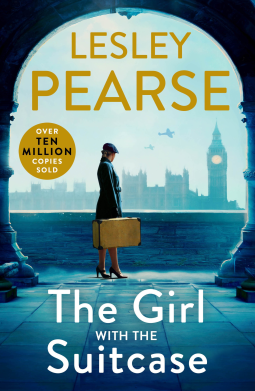 book cover for The Girl with the Suitcase