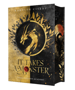 Buchcover für It Takes a Monster … Dragonblood Academy