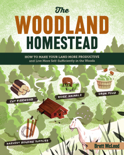 book cover for The Woodland Homestead