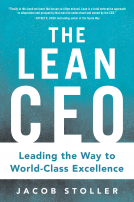 book cover for The Lean CEO