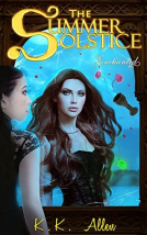 book cover for The Summer Solstice Enchanted