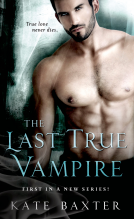 book cover for The Last True Vampire
