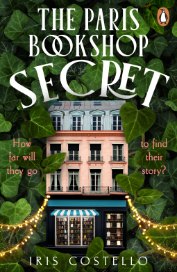 book cover for The Paris Bookshop Secret