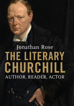 book cover for The Literary Churchill