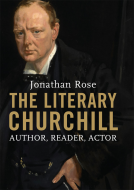 book cover for The Literary Churchill