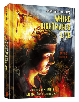 book cover for MrBallen Presents: Where Nightmares Live