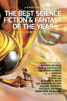 book cover for The Best Science Fiction and Fantasy of the Year: Volume Nine