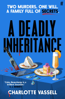 book cover for A Deadly Inheritance