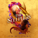 book cover for The Sleepless