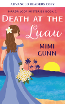 book cover for Death at the Luau