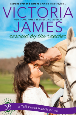 book cover for Rescued By the Rancher (Entangled Bliss)